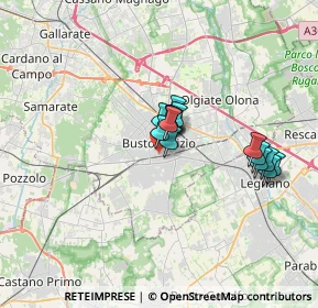 Mappa Via Vincenzo Monti, 21052 Busto Arsizio VA, Italia (2.41333)