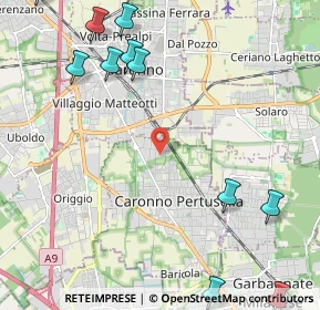 Mappa Vicolo Maria Bianchi, 21042 Caronno Pertusella VA, Italia (3.04909)