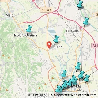 Mappa Viale Pasubio, 36030 Caldogno VI, Italia (7.21211)