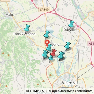 Mappa Viale Pasubio, 36030 Caldogno VI, Italia (3.05154)