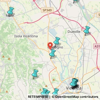 Mappa Viale Pasubio, 36030 Caldogno VI, Italia (7.035)