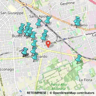 Mappa Via Udine, 21052 Busto Arsizio VA, Italia (1.0665)