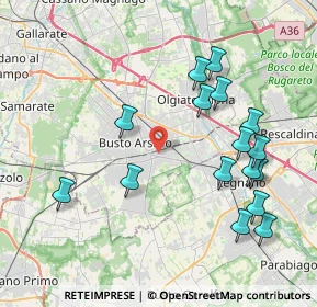 Mappa Via Udine, 21052 Busto Arsizio VA, Italia (4.25813)