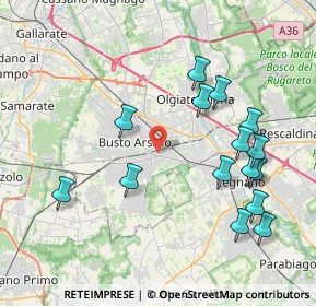 Mappa Via Udine, 21052 Busto Arsizio VA, Italia (4.25733)