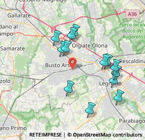 Mappa Via Udine, 21052 Busto Arsizio VA, Italia (3.63692)