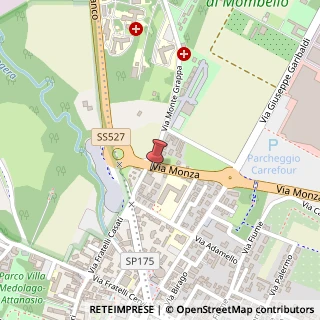 Mappa Via Monte Grappa, 8, 20812 Limbiate, Monza e Brianza (Lombardia)