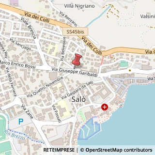 Mappa Via Garibaldi Giuseppe, 69, 25087 Salò, Brescia (Lombardia)