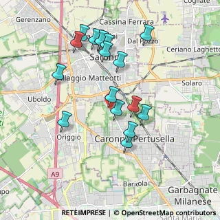Mappa Via Torricelli Evangelista, 21042 Caronno Pertusella VA, Italia (1.82824)