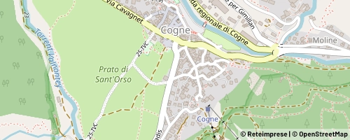 Mappa Cogne