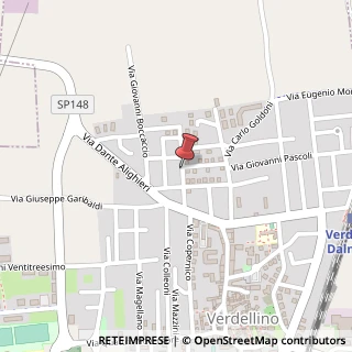 Mappa Via G. Donizetti, 3E, 24040 Verdellino, Bergamo (Lombardia)