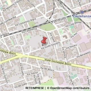 Mappa Via Guido Gozzano, 23, 21052 Busto Arsizio, Varese (Lombardia)