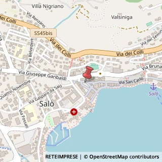 Mappa Via E. Curiel, 18, 25087 Salò, Brescia (Lombardia)
