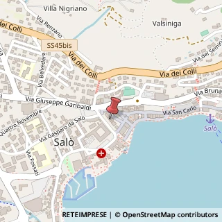Mappa Piazza Vittorio Emanuele II, 25087 Salò BS, Italia, 25087 Salò, Brescia (Lombardia)