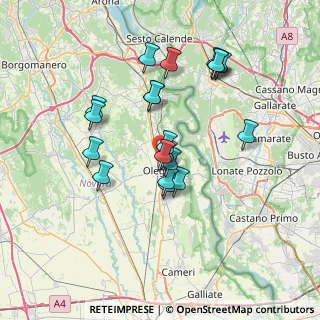 Mappa Via Sempione, 28047 Oleggio NO, Italia (6.3425)