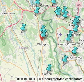 Mappa Via Campo Sportivo, 28047 Oleggio NO, Italia (9.916)