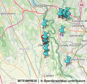 Mappa Via Campo Sportivo, 28047 Oleggio NO, Italia (6.66733)