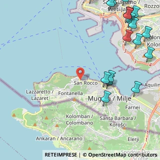Mappa Strada per Lazzaretto, 34015 Muggia TS, Italia (3.426)