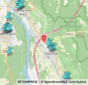 Mappa Via Gaudenzio Lucca, 28074 Ghemme NO, Italia (3.155)