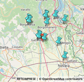 Mappa Via Gaudenzio Lucca, 28074 Ghemme NO, Italia (12.43714)