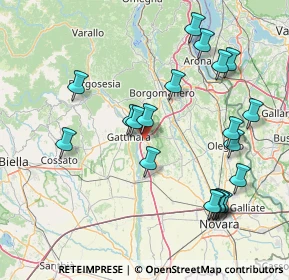 Mappa Via Gaudenzio Lucca, 28074 Ghemme NO, Italia (17.0135)
