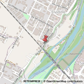 Mappa Via s. francesco d'assisi 1, 24060 Castelli Calepio, Bergamo (Lombardia)