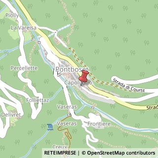Mappa Via Francesco Petrarca, 34, 11020 Pontboset, Aosta (Valle d'Aosta)