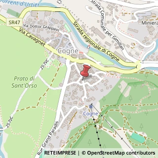 Mappa Rue Linnea Borealis, 69, 11012 Cogne, Aosta (Valle d'Aosta)