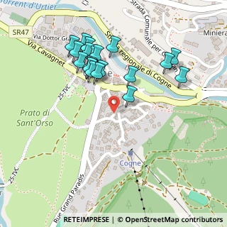 Mappa Rue Des Clementines, 11012 Cogne AO, Italia (0.239)