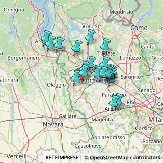 Mappa Via Fratelli Cervi, 21010 San Macario VA, Italia (11.0425)