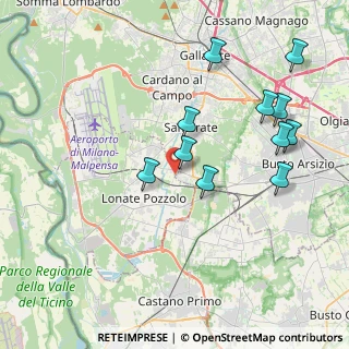 Mappa Via Fratelli Cervi, 21010 San Macario VA, Italia (4.02364)