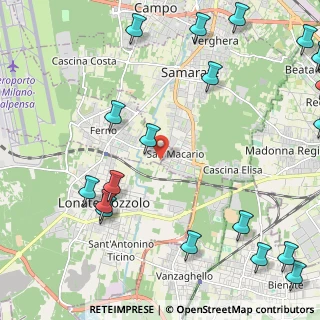 Mappa Via Fratelli Cervi, 21010 Samarate VA, Italia (3.286)