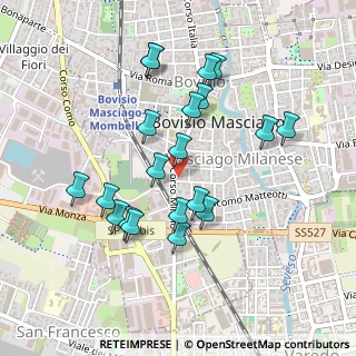 Mappa Via Gaetana Agnesi, 20813 Bovisio-Masciago MB, Italia (0.4445)