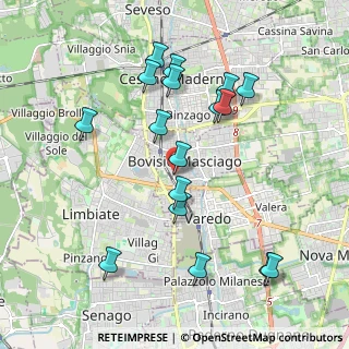 Mappa Via Gaetana Agnesi, 20813 Bovisio-Masciago MB, Italia (2.03412)