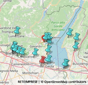 Mappa Via Teresa Saodata, 25087 Salò BS, Italia (17.218)