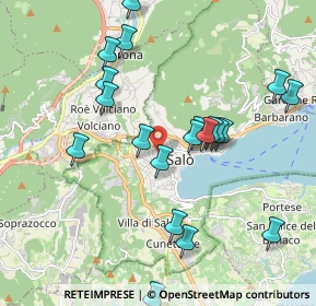 Mappa Via Teresa Saodata, 25087 Salò BS, Italia (2.0185)