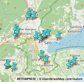 Mappa Via Teresa Saodata, 25087 Salò BS, Italia (2.15421)