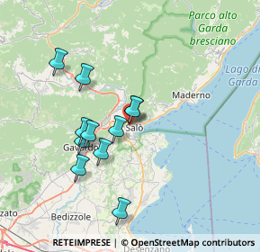 Mappa Via Teresa Saodata, 25087 Salò BS, Italia (6.23)