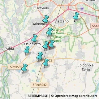 Mappa Piazza Mons. Pietro Grassi, 24049 Verdello BG, Italia (3.34273)