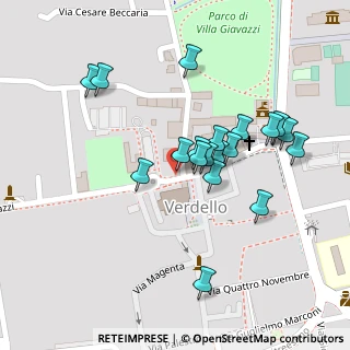 Mappa Piazza Mons. Pietro Grassi, 24049 Verdello BG, Italia (0.109)