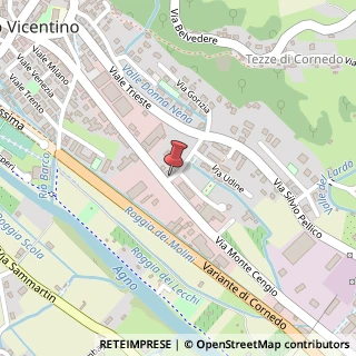 Mappa Via Monte Cengio, 3, 36073 Cornedo Vicentino, Vicenza (Veneto)