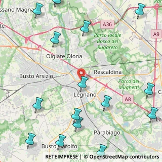 Mappa Via Locatelli, 20025 Legnano MI, Italia (6.58125)