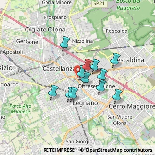 Mappa Via Locatelli, 20025 Legnano MI, Italia (1.28923)