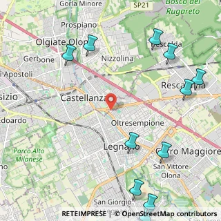 Mappa Via Locatelli, 20025 Legnano MI, Italia (3.07)