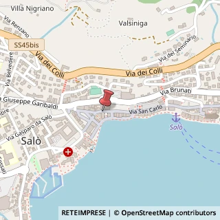 Mappa Via San Carlo, 57, 25087 Salò, Brescia (Lombardia)