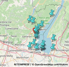Mappa 25080 Salò BS, Italia (11.52667)