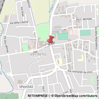 Mappa Via Camillo Benso Conte di Cavour, 30, 24049 Verdello, Bergamo (Lombardia)