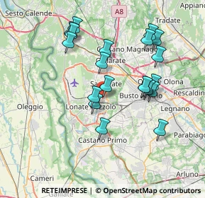 Mappa Via Gelada, 21017 Samarate VA, Italia (7.078)