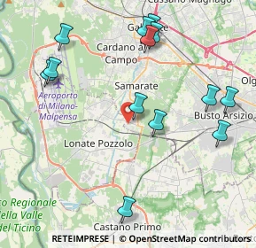 Mappa Via Gelada, 21017 Samarate VA, Italia (4.61615)