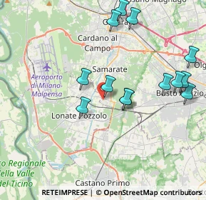 Mappa Via Gelada, 21017 Samarate VA, Italia (4.05846)