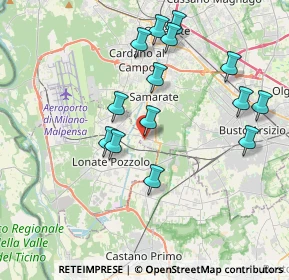 Mappa Via Gelada, 21017 Samarate VA, Italia (3.82071)